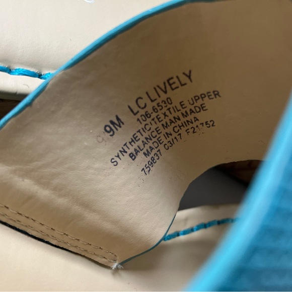 Liz Claiborne Aqua Blue Thong Sandals - Picture 12 of 12